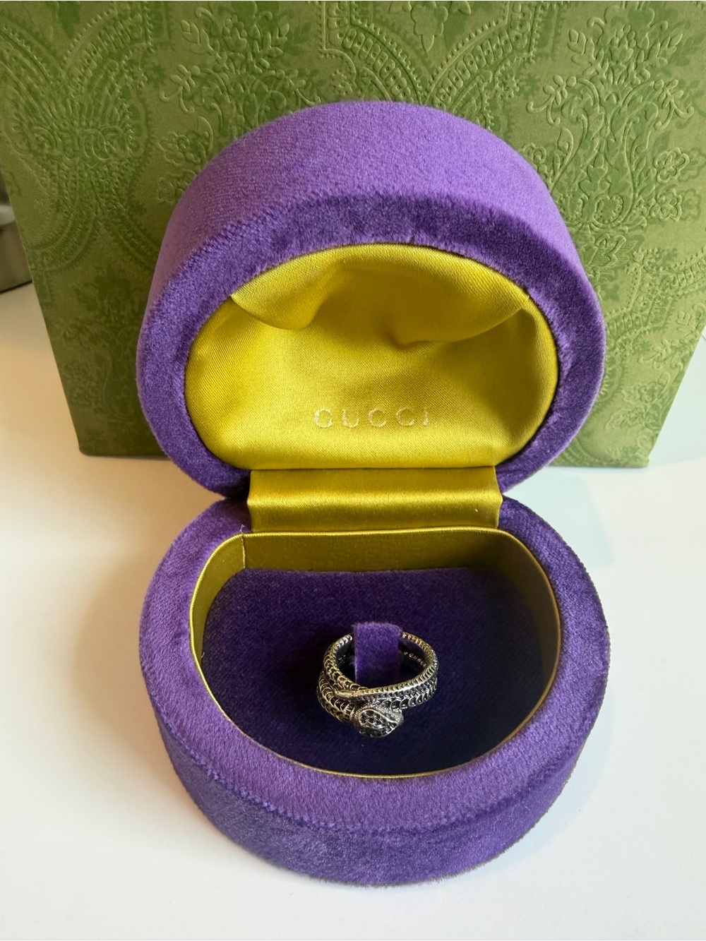 Gucci Garden Serpent Ring. Size 6. - Picture 4 of 8